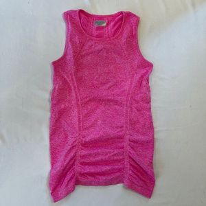 Athleta‎ Sleeveless Side Rouched Womens Hot Pink Athletic Top | Size S